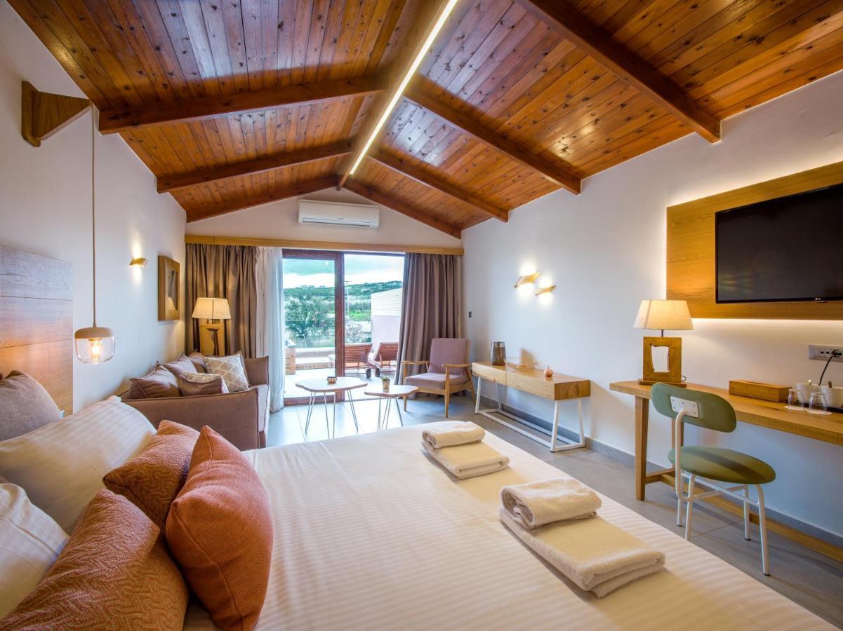Platanias Theros Suite By Creta Paradise Йеранион Экстерьер фото