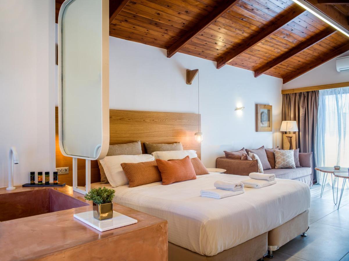 Platanias Theros Suite By Creta Paradise Йеранион Экстерьер фото